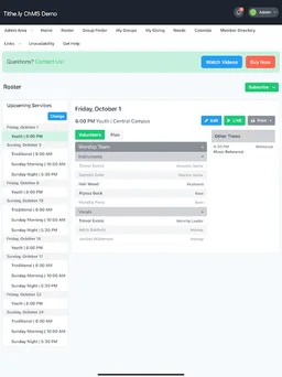 Elvanto screenshot 3
