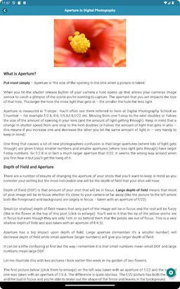 Photography for Beginners screenshot 2