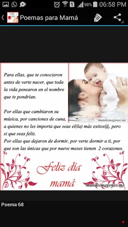 Poemas para Mamá screenshot 7