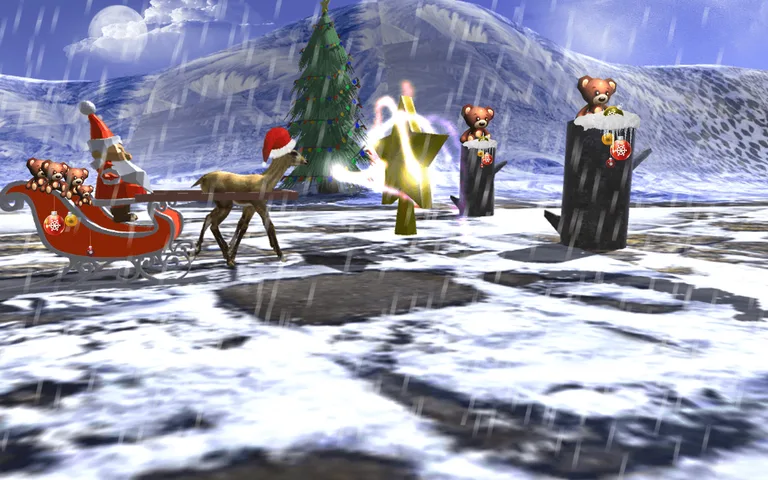 Santa Rider Run 3D screenshot 5