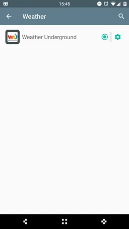 WU CM Weather Provider screenshot 1