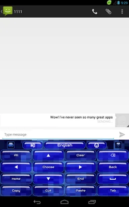 Blue Keyboard screenshot 12