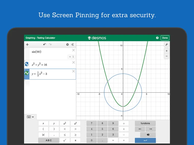 Desmos Test Mode screenshot 7