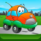 Puzzle cars icon