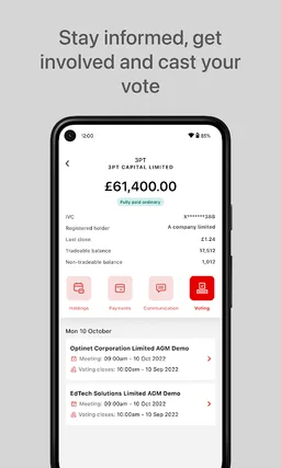 Investor Centre screenshot 3