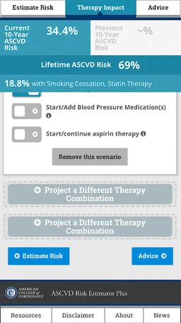 ASCVD Risk Estimator Plus screenshot 5