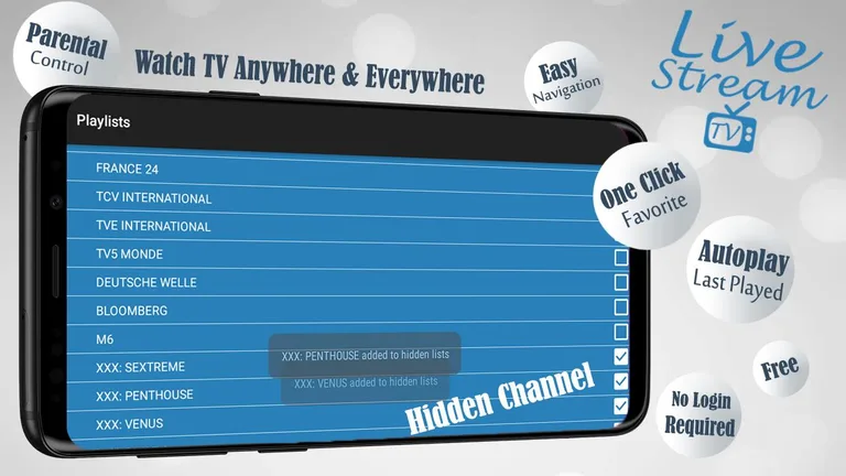 Livestream TV - M3U Stream Player IPTV screenshot 1