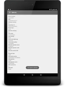 SIM Card and contacts copying screenshot 3