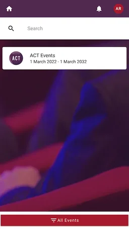 ACT Events Portal screenshot 6
