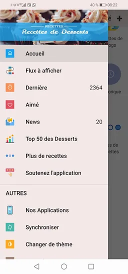 Recettes de Desserts screenshot 1