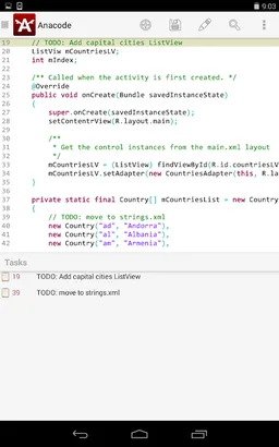 Anacode IDE Android/C/C++/JAVA screenshot 15
