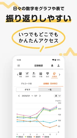 Welbyマイカルテ-血圧や血糖値の計測・振り返りと健康管理 screenshot 3