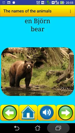 Animals names in Swedish screenshot 5