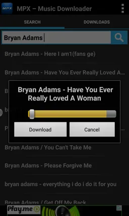 MPX - Mp3 Music Downloader screenshot 1