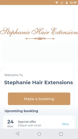 Stephanie Hair Extensions screenshot 1