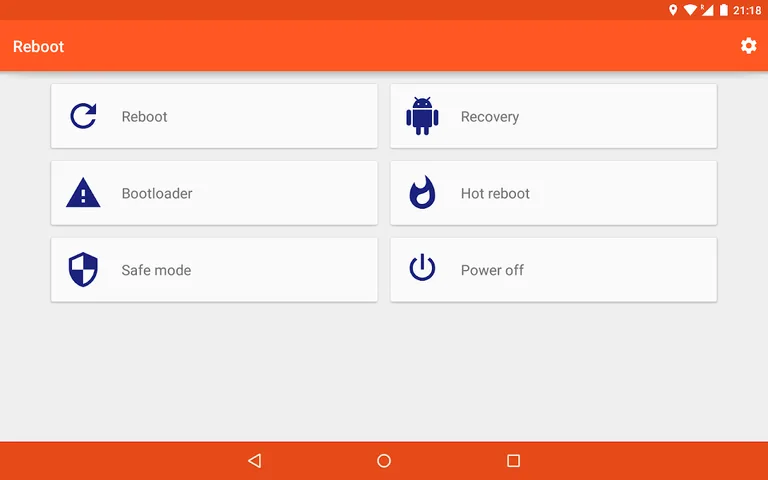 Reboot (Material design) screenshot 9
