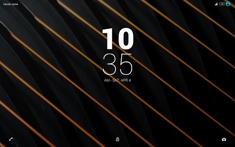 Black Copper Theme for XPERIA™ screenshot 8
