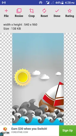 Photo Resize & Crop screenshot 1