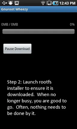 GNURoot screenshot 2