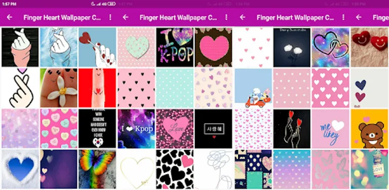 Finger Heart Wallpaper cover image