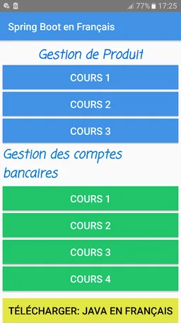 Spring Boot en Français screenshot 1