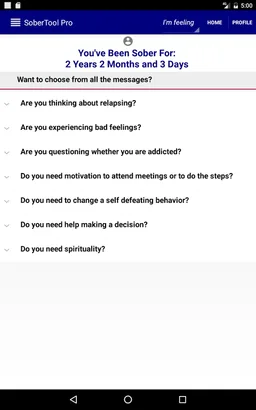 SoberTool Sober Time Counter screenshot 9