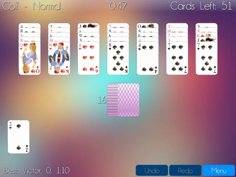 Golf Solitaire 4 in 1 screenshot 2