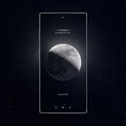 SPINNING MOON theme for KLWP screenshot 2