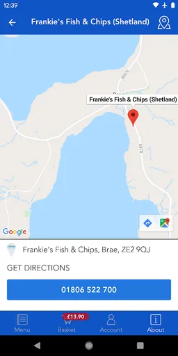 Frankies Fish and Chips Shetla screenshot 1