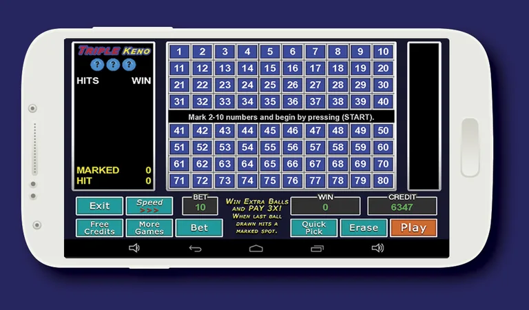 Play Keno screenshot 1