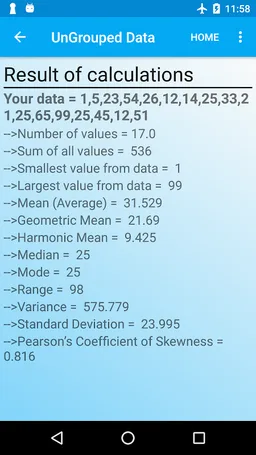 Statistical Analyzer screenshot 2