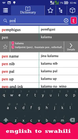 English Swahili Dictionary screenshot 7
