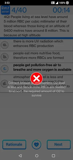 NCLEX Anatomy 2000 Questions screenshot 4