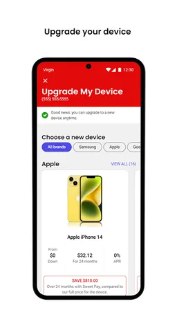 Virgin Plus My Account screenshot 4