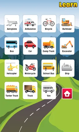 Kids Learning Vehicles screenshot 2