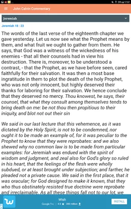 John Calvin Commentary - KJV screenshot 5