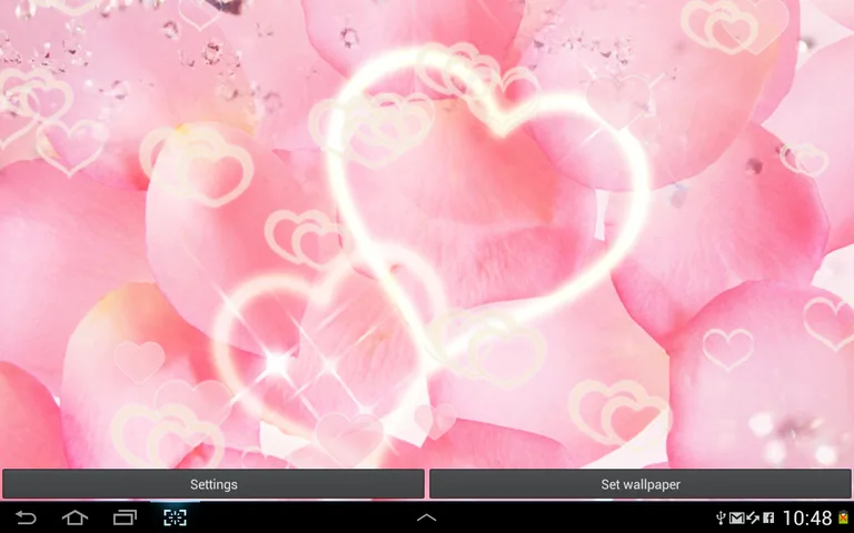 Romantic Live Wallpaper screenshot 1