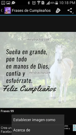 Frases de cumpleaños screenshot 3