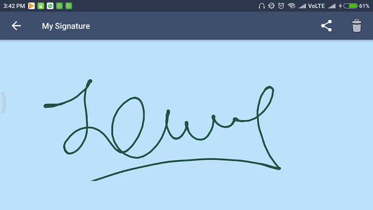 My Signature screenshot 2