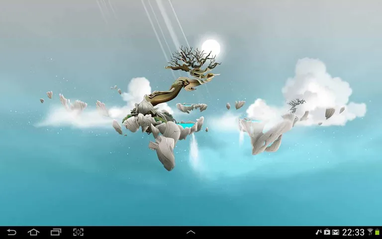 Sky Islands LWP free screenshot 2