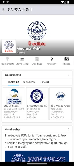 Georgia PGA Junior Tour screenshot 1