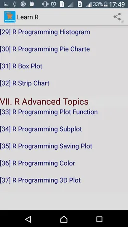 Learn R Programming Pro screenshot 3