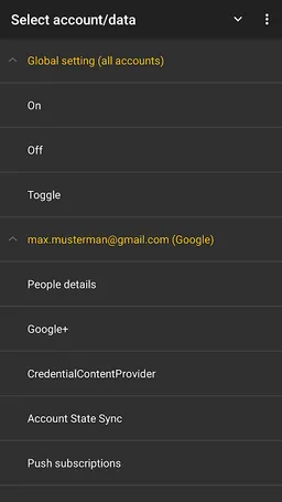 Sync Settings Locale-Plugin screenshot 1