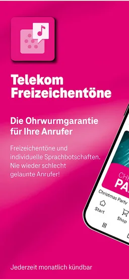 Freizeichentöne Telekom screenshot 1