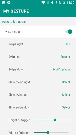 My Gesture Navigation gestures screenshot 3