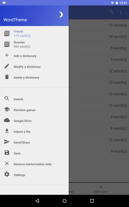 My personal dictionary - WordTheme screenshot 13