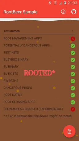 RootBeer Sample screenshot 2