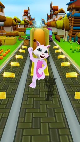 Tom Subway: Endless Cat Running screenshot 11