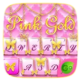 Pink Gold GO Keyboard Theme icon