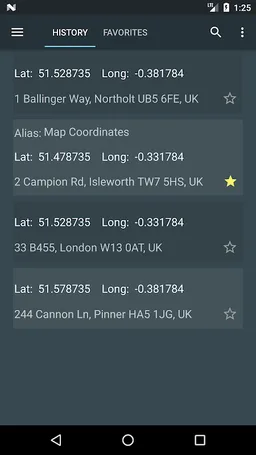 Map Coordinates screenshot 4